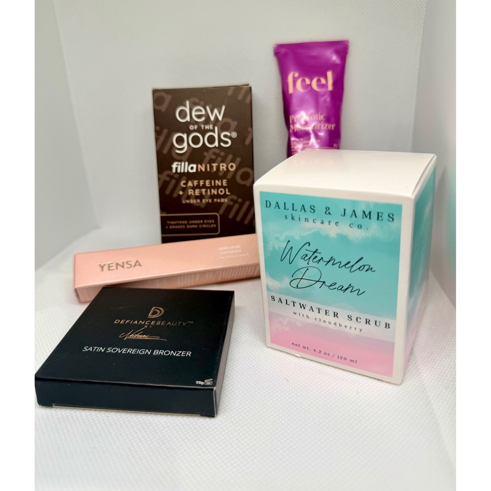 Skincare Beauty Bundle Dallas & James Yensa Feel Dew of the Gods Defiance Beauty